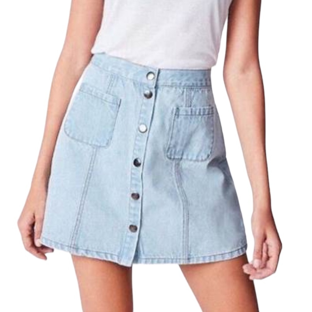 Urban Outfitters BDG Denim Button-Front Skirt